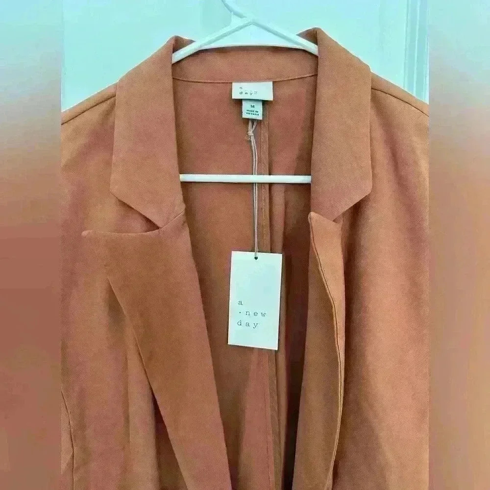 A New Day Burnt Orange Women’s Essential Blazer Size M - Picture 4 of 7